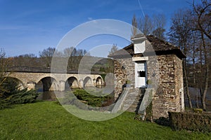 Bridge and Orne River, Clecy photo