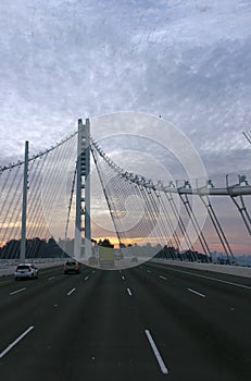 Bridge on the outskirts of San Francisco, Californa photo