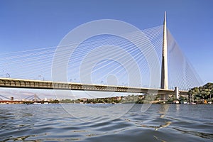 Bridge Over Ada - Ada Ciganlija - Belgrade - Serbia