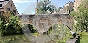 Bridge over Alzette river