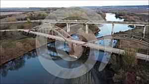 Bridge over Arges to Hotarele