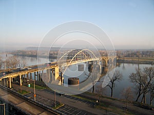 Bridge over ARK River photo