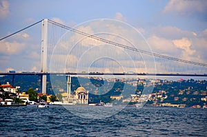 Bridge over Bosphorus river