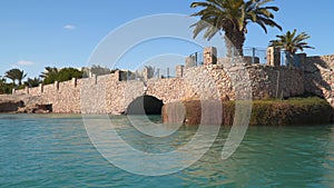 Bridge over the canal in El Gouna.