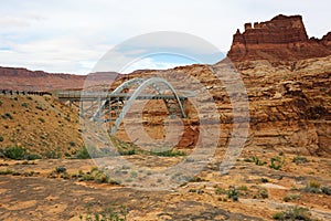 Bridge over canyon