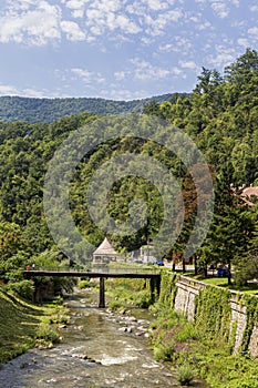 The bridge over the Cerna River