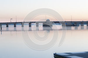 A bridge over the Chester River in Chestertown, Maryland