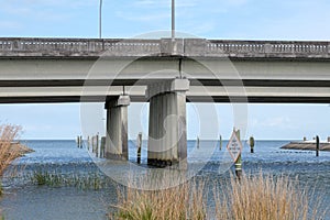 Bridge over confluence of Lake Pontchartrain and Bayou St. John