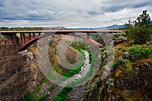 Bridge Over Crooked River in Oregon