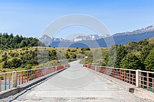 Bridge over El EngaÃ±o River, Carretera Austral - Chile Chico, AysÃ©n, Chile