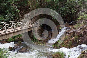 Bridge over Falls, Dalat, Vietnam