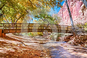 Bridge Over the Fremont River in Capitol Reef