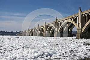 Bridge Over Frozen River