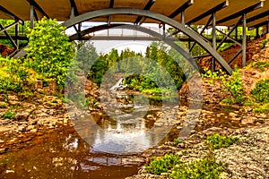 Bridge over Gooseberry Falls