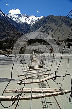 Bridge Over Hunza River