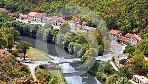 Bridge over Krka river at Knin - Croatia