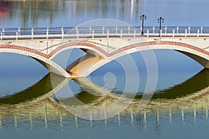 The bridge over the lake