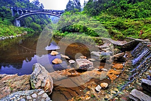 Bridge over a Lake