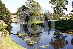 Bridge over a lake, England