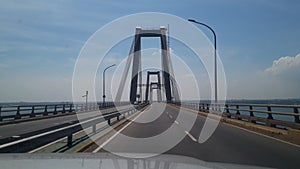 Bridge over the lake of Maracaibo. photo