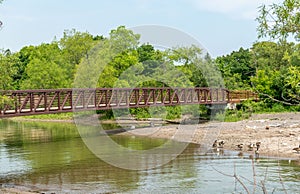 Bridge over Lake Ontario in Ajax