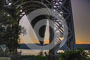 Bridge over looking the River