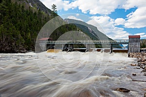 Bridge over the Malbaie river