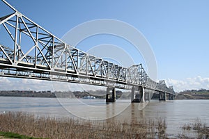 Bridge over the Muddy Mississippi River