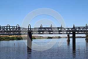 Bridge over the Murray river in Murray Bridge, South Australia