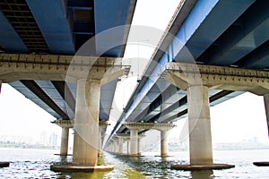 Bridge over Namhangang, Namhan River, Han rive