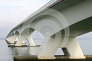 Bridge over the Oosterschelde in Holland