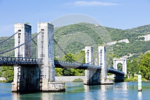 Bridge over Rhone river