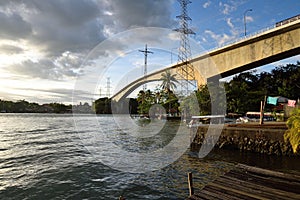 Bridge over the Rio Dulce.