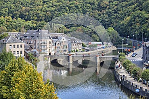 Bridge over the rive Ourthe in La Roche-en-Ardenne