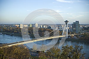 Bridge over a river