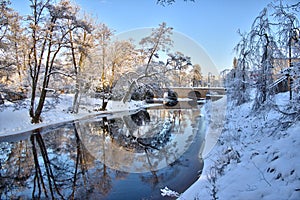 Bridge over river