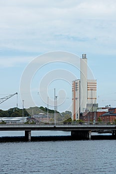 A bridge over a river