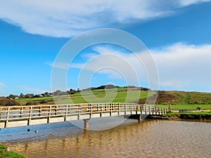 Bridge over the River Char at Charmouth