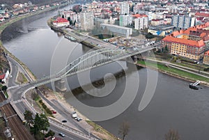 Bridge over the river Elbe