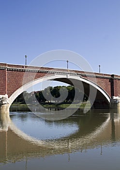 Bridge over river kupa in sisak