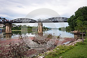 The Bridge over the River Kwai and Kanchanaburi, Thaliand