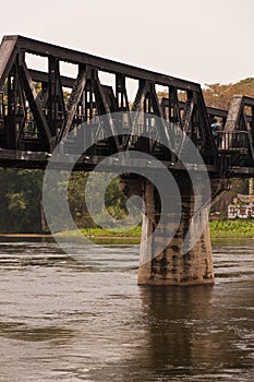 Bridge over River Kwai in Thailand