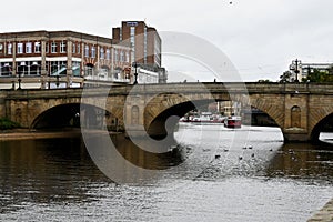 Bridge over River Ouse, York, Yorkshire, England, UK