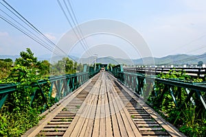 Bridge over river at Pai