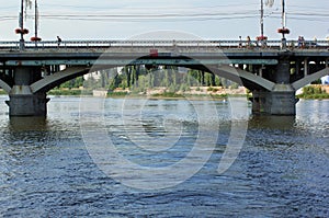 The bridge over the river Southern Bug
