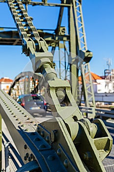 Bridge over Sado river. Alcacer do Sal, Portugal