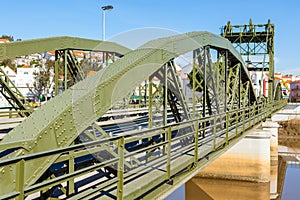 Bridge over Sado river. Alcacer do Sal, Portugal