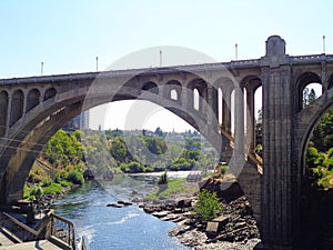 Bridge over spokane river