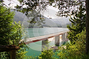 Bridge over the Sylvensteinsee