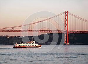 Bridge Over Tagus River photo